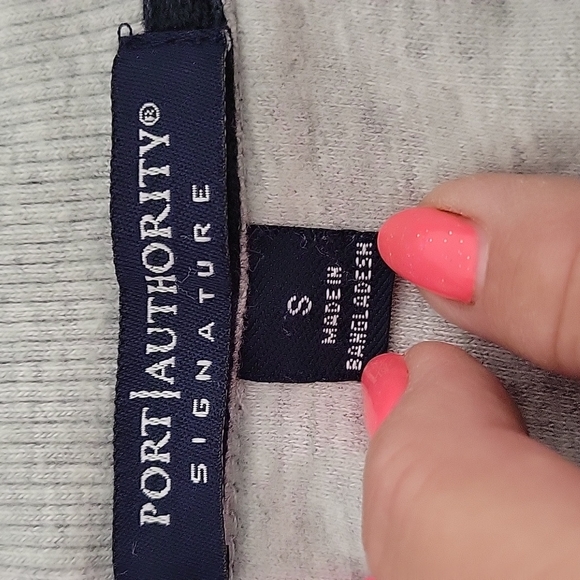 Port Authority Signature 1/4 Zip Sweatshirt Size Men's Small Women's M - Picture 9 of 10